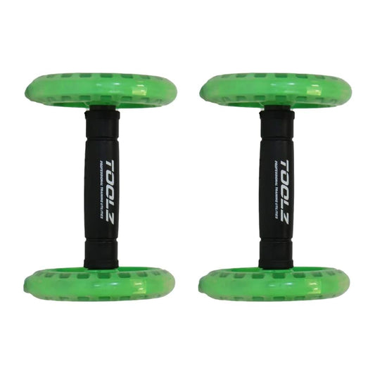 TOOLZ Bauchroller mit Anti-Rutsch-Griffen – AB Roller für Bauchmuskeltraining – Core Trainer für Zuhause & Fitnessstudio – Zur Kräftigung von Rücken Brust & Arme