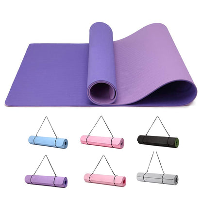 Good Nite Gymnastikmatte Yogamatte Fitnessmatte Rutschfest Trainingsmatte Sport Turn Matten Pilates Matte Bodenturnmatte Mit Tragegurt 183 x 61 x 0.6 cm