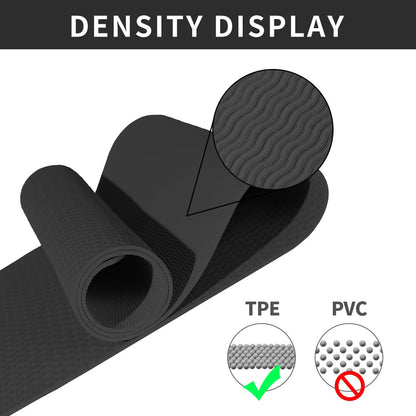 Good Nite Gymnastikmatte Yogamatte Fitnessmatte Rutschfest Trainingsmatte Sport Turn Matten Pilates Matte Bodenturnmatte Mit Tragegurt 183 x 61 x 0.6 cm