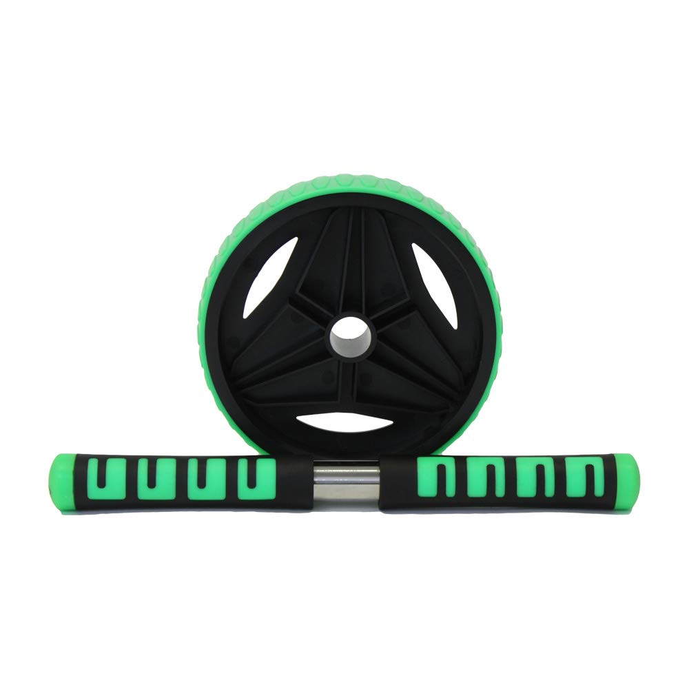 TOOLZ Bauchroller mit Anti-Rutsch-Griffen – AB Roller für Bauchmuskeltraining – Core Trainer für Zuhause & Fitnessstudio – Zur Kräftigung von Rücken Brust & Arme