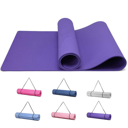 Good Nite Gymnastikmatte Yogamatte Fitnessmatte Rutschfest Trainingsmatte Sport Turn Matten Pilates Matte Bodenturnmatte Mit Tragegurt 183 x 61 x 0.6 cm