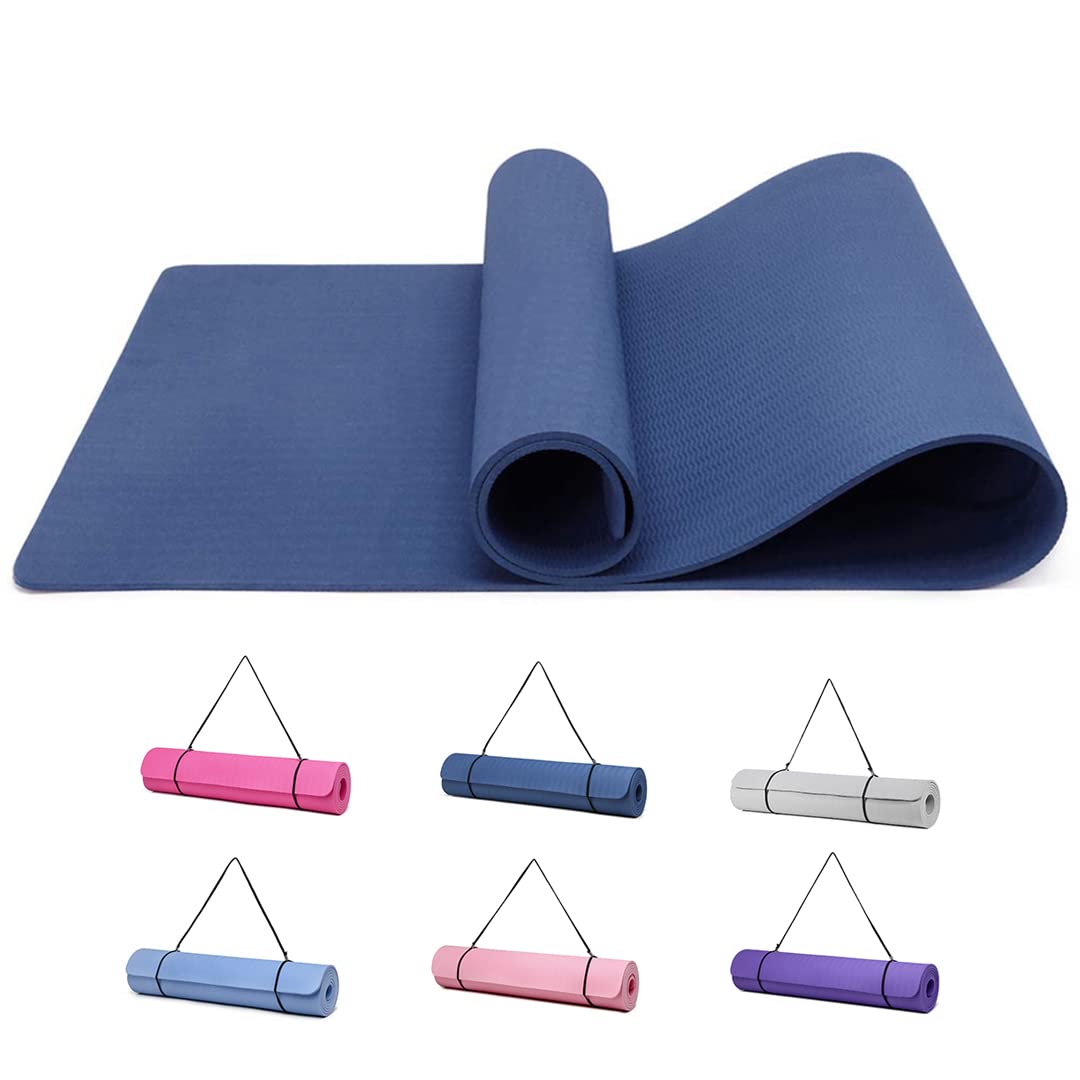 Good Nite Gymnastikmatte Yogamatte Fitnessmatte Rutschfest Trainingsmatte Sport Turn Matten Pilates Matte Bodenturnmatte Mit Tragegurt 183 x 61 x 0.6 cm