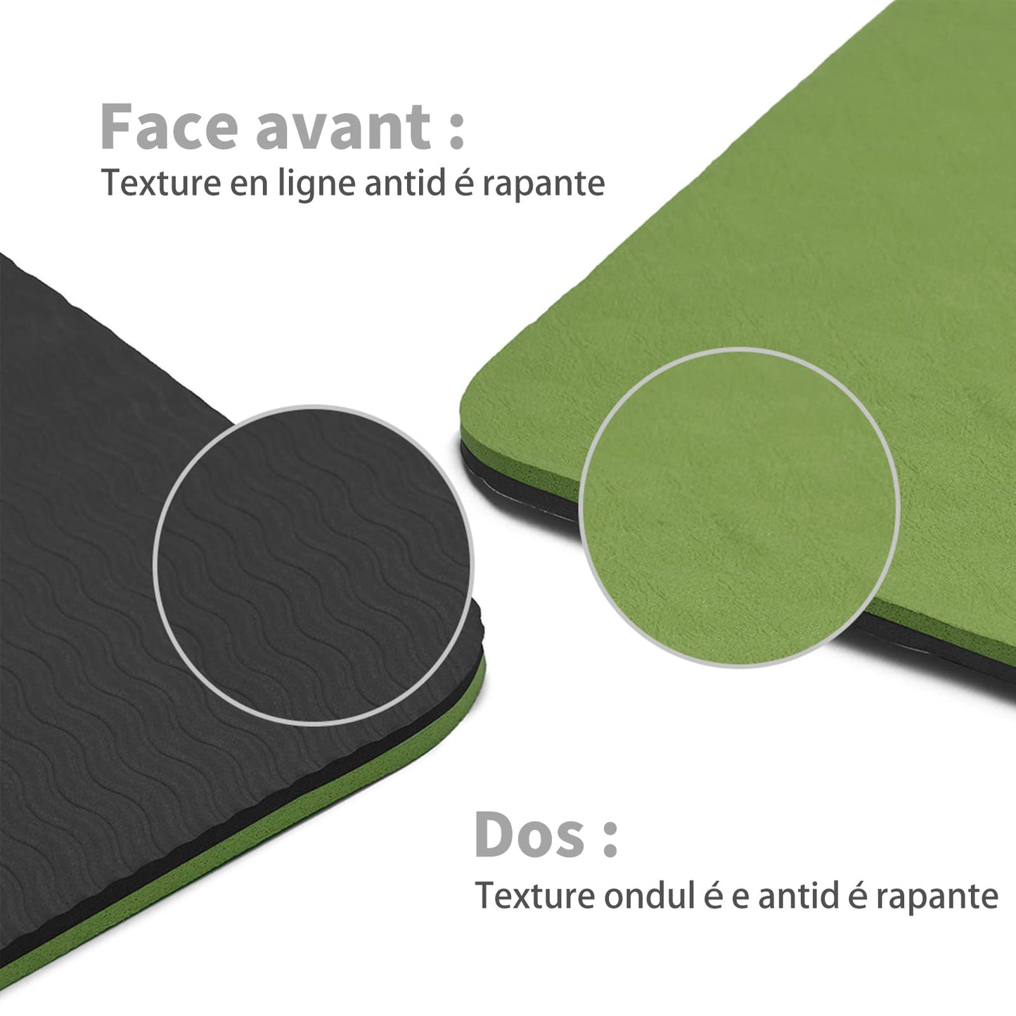 Good Nite Gymnastikmatte Yogamatte Fitnessmatte Rutschfest Trainingsmatte Sport Turn Matten Pilates Matte Bodenturnmatte Mit Tragegurt 183 x 61 x 0.6 cm