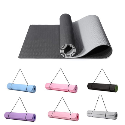 Good Nite Gymnastikmatte Yogamatte Fitnessmatte Rutschfest Trainingsmatte Sport Turn Matten Pilates Matte Bodenturnmatte Mit Tragegurt 183 x 61 x 0.6 cm