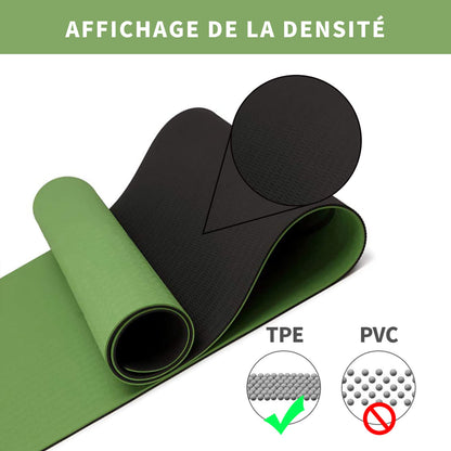 Good Nite Gymnastikmatte Yogamatte Fitnessmatte Rutschfest Trainingsmatte Sport Turn Matten Pilates Matte Bodenturnmatte Mit Tragegurt 183 x 61 x 0.6 cm