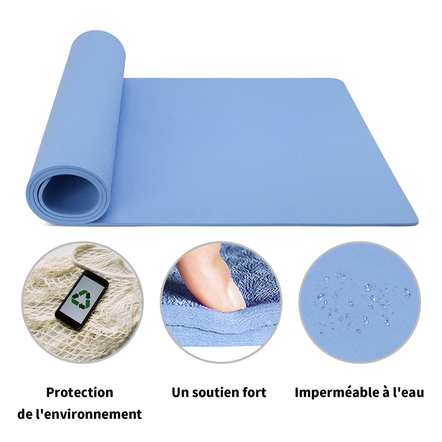 Good Nite Gymnastikmatte Yogamatte Fitnessmatte Rutschfest Trainingsmatte Sport Turn Matten Pilates Matte Bodenturnmatte Mit Tragegurt 183 x 61 x 0.6 cm