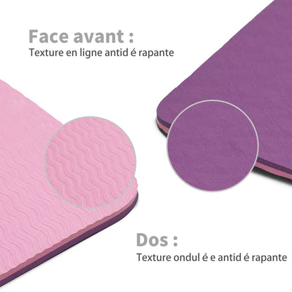 Good Nite Gymnastikmatte Yogamatte Fitnessmatte Rutschfest Trainingsmatte Sport Turn Matten Pilates Matte Bodenturnmatte Mit Tragegurt 183 x 61 x 0.6 cm