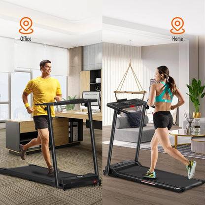 Ablemos 3.0 HP Laufband für Zuhause, zusammenklappbares elektrisches Laufband bis zu 10 km/h, Gehmaschine mit LED-Display, kompakte Gehplattform für Zuhause und Büro