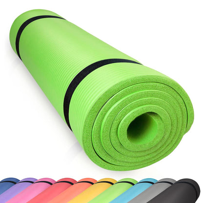 diMio Komfortables Fitnessmatte, Yogamatte mit Tragegurt, phthalatfrei und SGS-geprüft, 185 cm x 60 cm x 1 cm, 185 cm x 60 cm x 1,5 cm, 185 cm x 90 cm x 1,5 cm, 200 cm x 100 cm x 2 cm