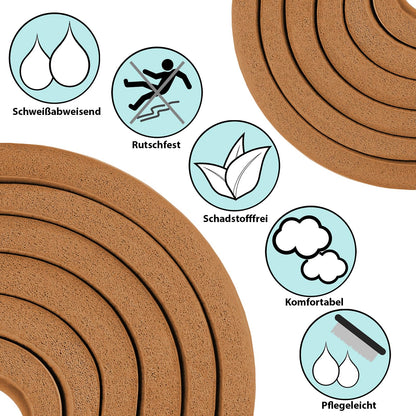 ALPIDEX Yogamatte 183 x 60 x 0,8 cm phthalatfreie Fitnessmatte mit Tragegurt, rutschfest, für Gymnastik, Pilates, Sport, Physiotherapie, HiiT, Yoga, Training und Schlafmatte, hautfreundlich