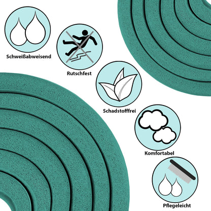 ALPIDEX Yogamatte 183 x 60 x 0,8 cm phthalatfreie Fitnessmatte mit Tragegurt, rutschfest, für Gymnastik, Pilates, Sport, Physiotherapie, HiiT, Yoga, Training und Schlafmatte, hautfreundlich