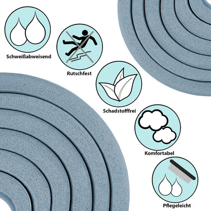 ALPIDEX Yogamatte 183 x 60 x 0,8 cm phthalatfreie Fitnessmatte mit Tragegurt, rutschfest, für Gymnastik, Pilates, Sport, Physiotherapie, HiiT, Yoga, Training und Schlafmatte, hautfreundlich